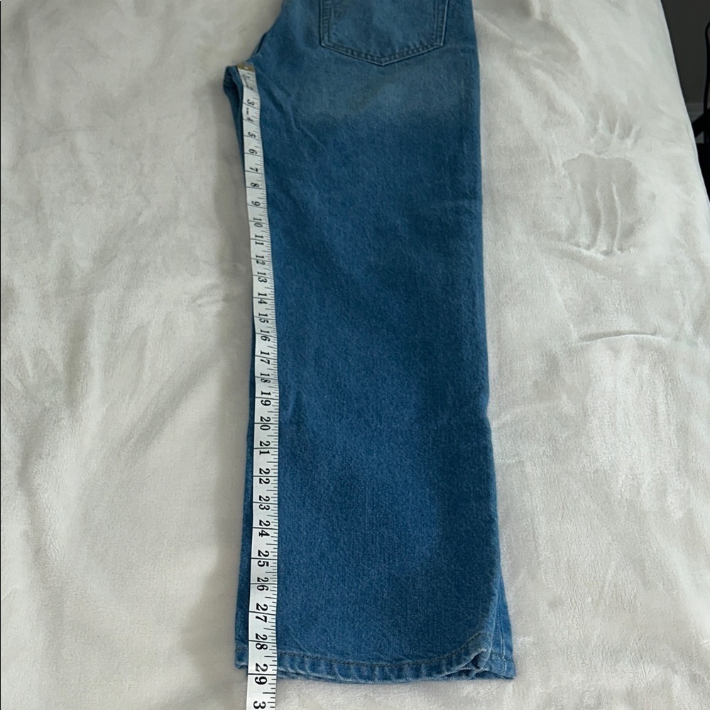 Reformation Women's Blue Straight Jeans - Picture 6 of 11